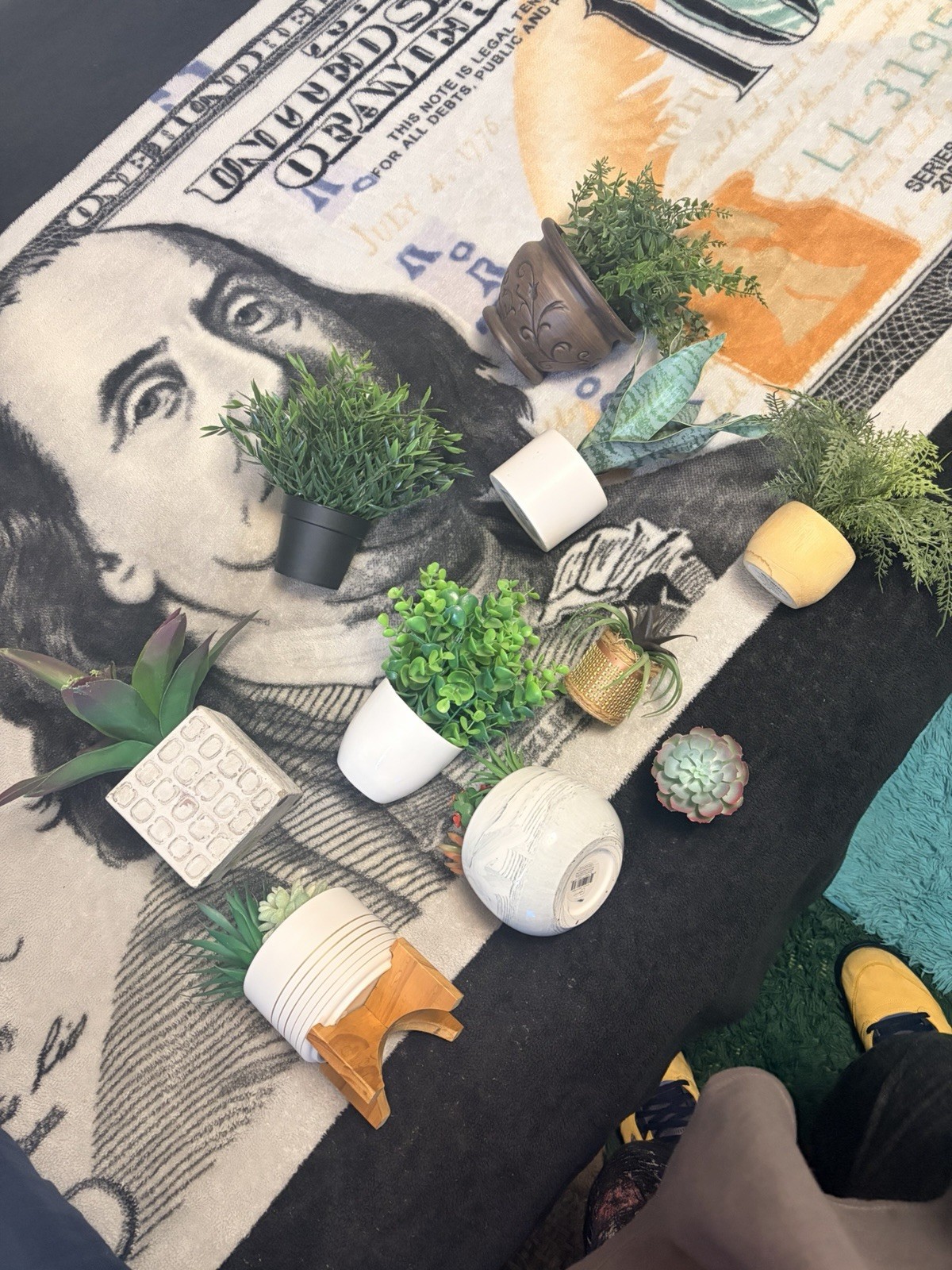 Extremely Beautiful Fake Plants Lot-Gently Used 🌻🌷🍀🌲☀️