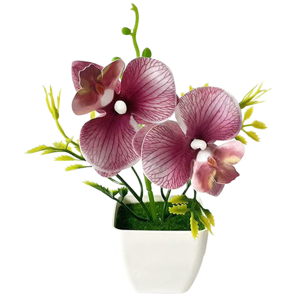 Artificial Phalaenopsis Orchid for Home Decor Wedding Table Centerpiece