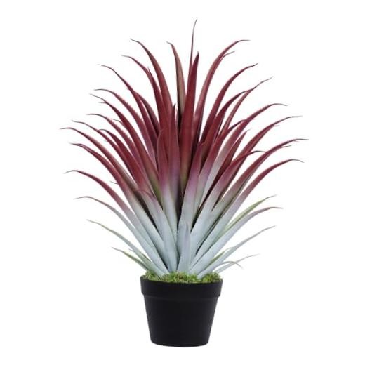2ft Fake Spiked Agave Plant – Red Artificial Aloe Vera Plant 26 Inch – 26″ 1