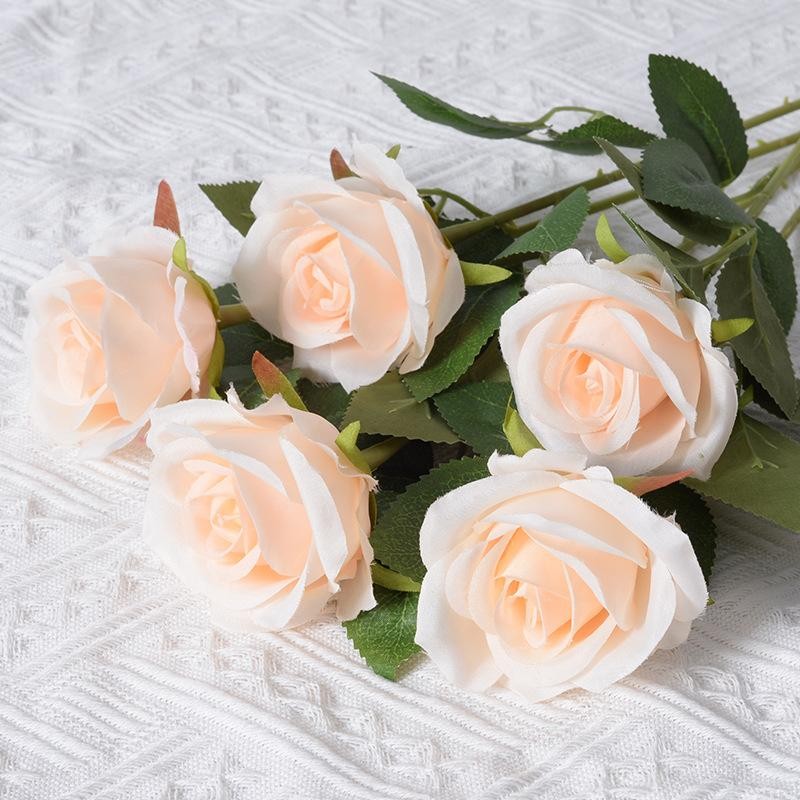 3-10× Red Roses Artificial Flowers Realistic Bouquet Home Decor Valentine Gifts