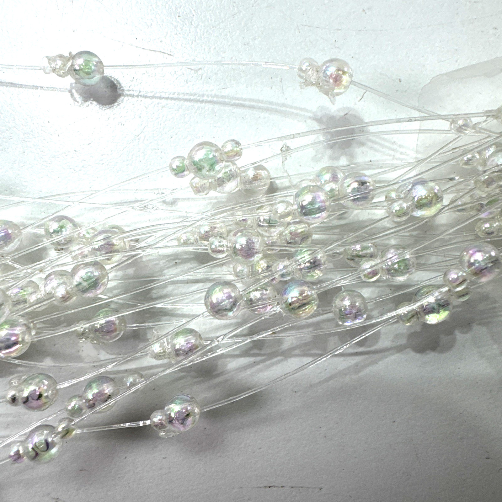 9X NOS 2004Clear Acrylic Crystal Beaded 30″ Branches Drop Wedding Decor