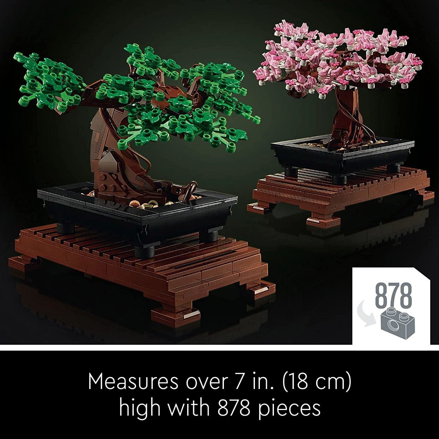 LEGO Botanicals Bonsai Tree Building Set – Artificial Bonsai Tree Plants for Hom
