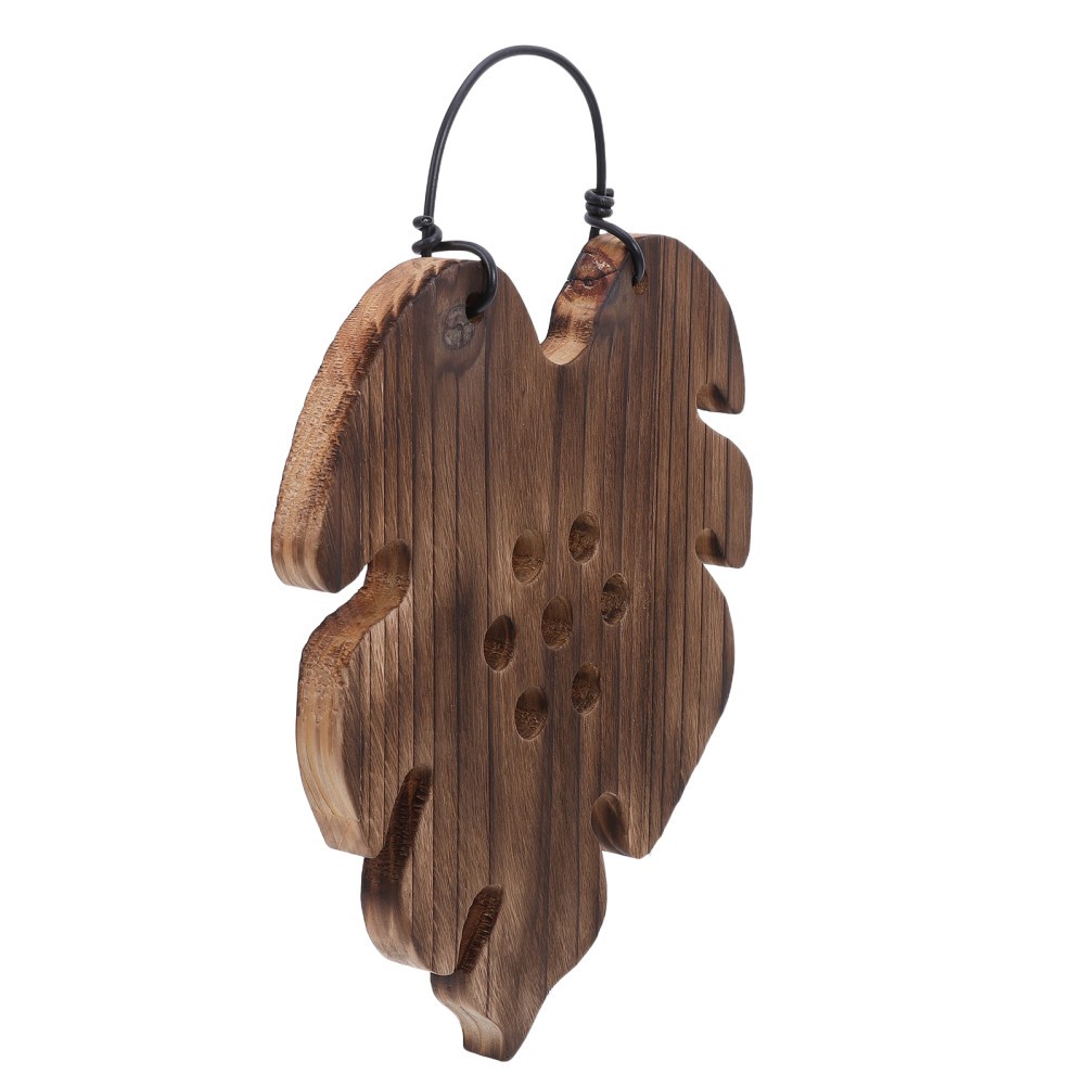 Wooden Plant Mounting Board for Indoor Wall Hanging Fern Orchid Display Brown