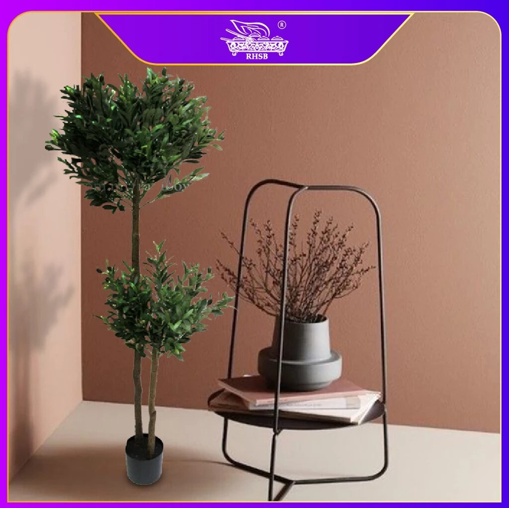 Artificial Eucalyptus Fake Plants 120cm olive tree