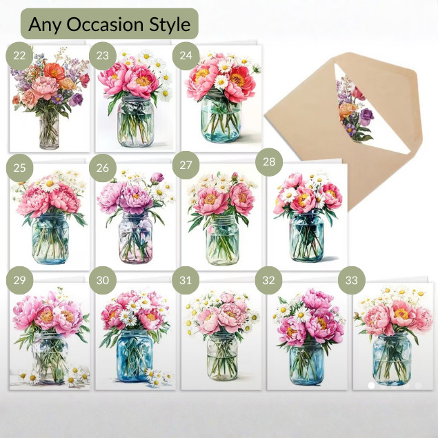 Sola Wood Flower Arrangement Mason Jar Custom Tag Mother’s Day Birthday Decor