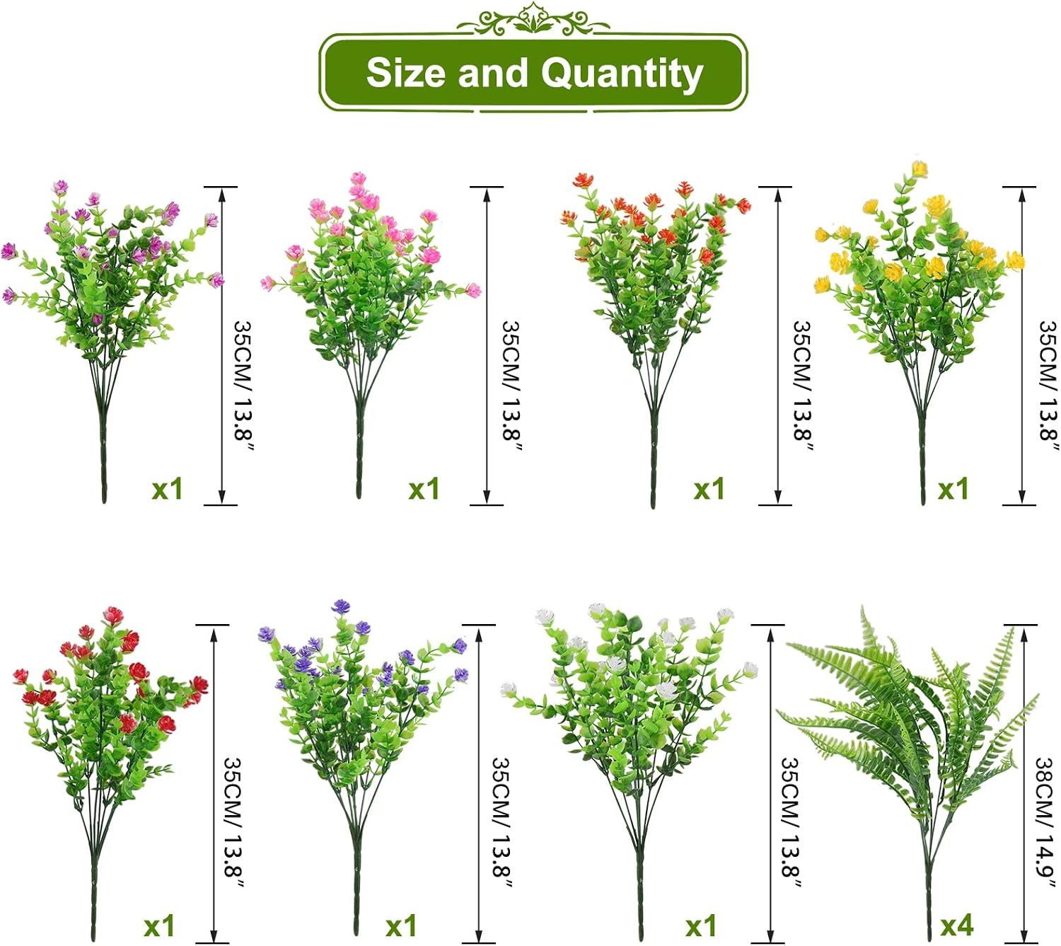 Premium UV-Resistant Faux Hanging Plants for Indoor & Outdoor Use