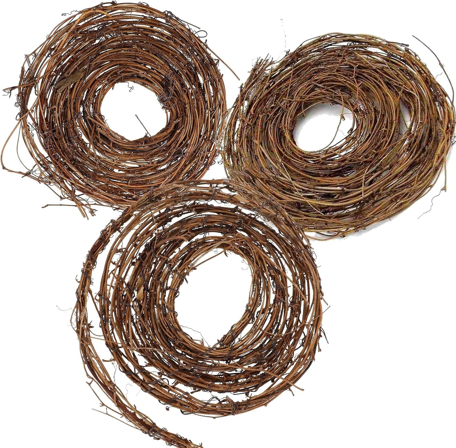 DIY Crafts Natural Grapevine Twig Garland Wreaths Decor 15-Feet Wedding House