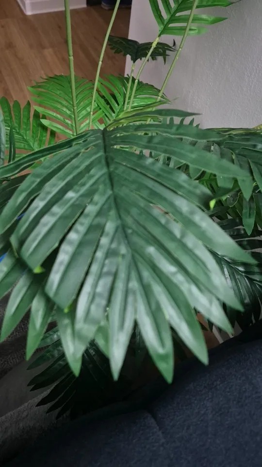 24 Leaves Artificial Areca Palm Tree Faux Potted Plant Home Indoor Outdoor Decor
