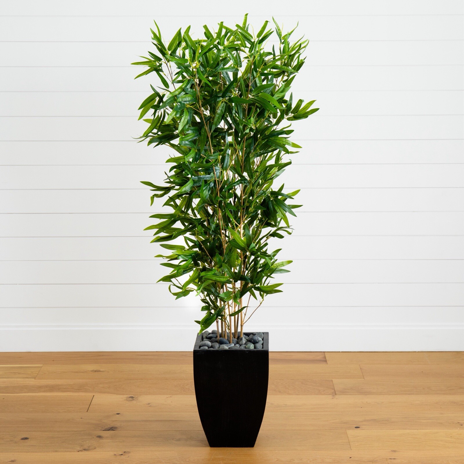 5’ Bamboo Artificial Tree in Planter Real Touch UV (Indoor/Outdoor). Retail $269