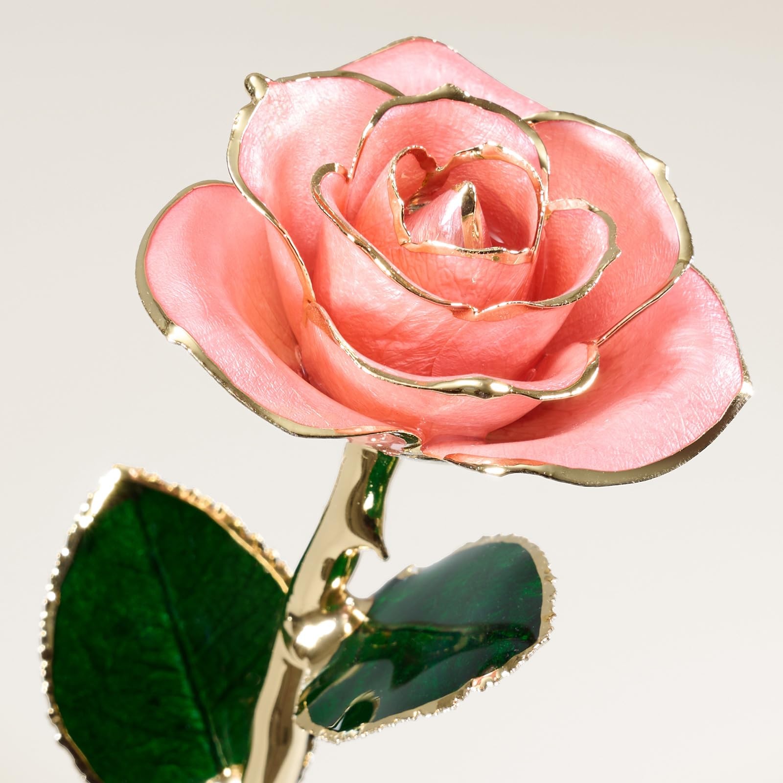 Yonktoo Gold Dipped Rose Real Rose Preserved in 24K Gold with Stand, Forever…