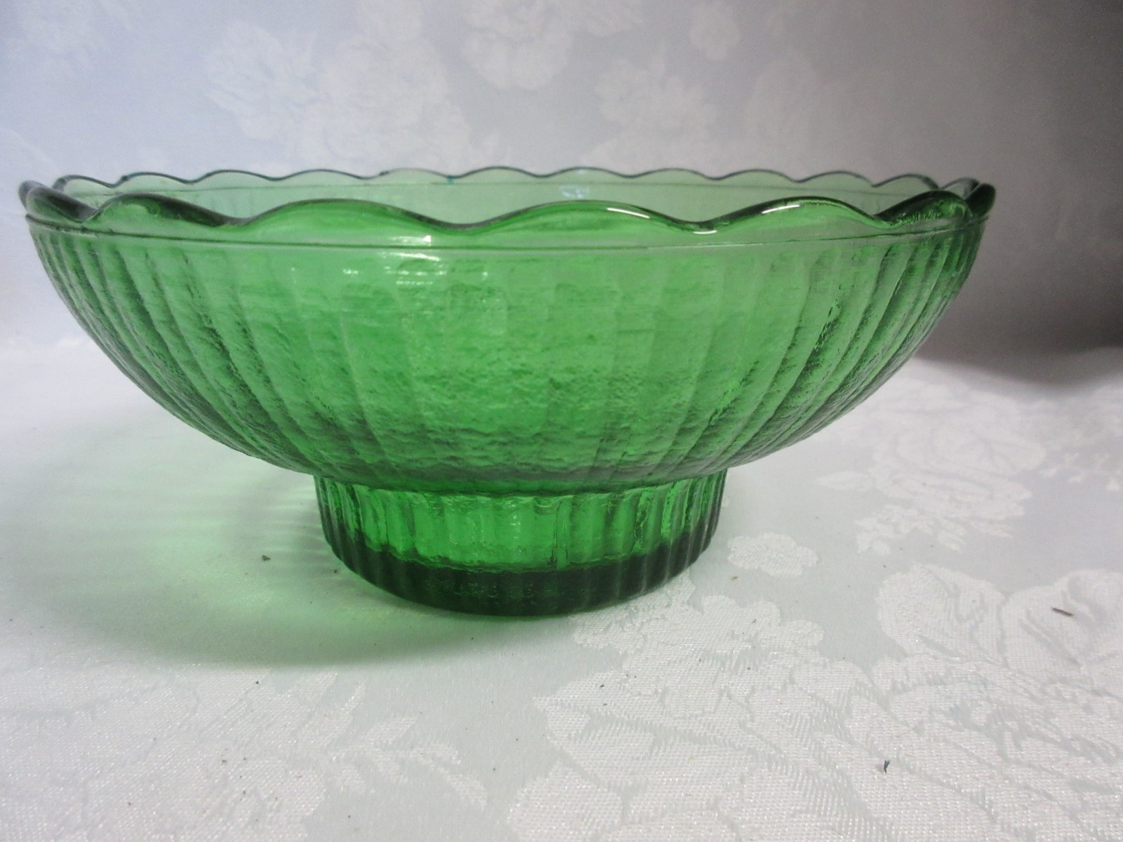 3 1950’s Vintage E O BRODY Forest Green Florist Bowls, ALL DIFFERENT!!