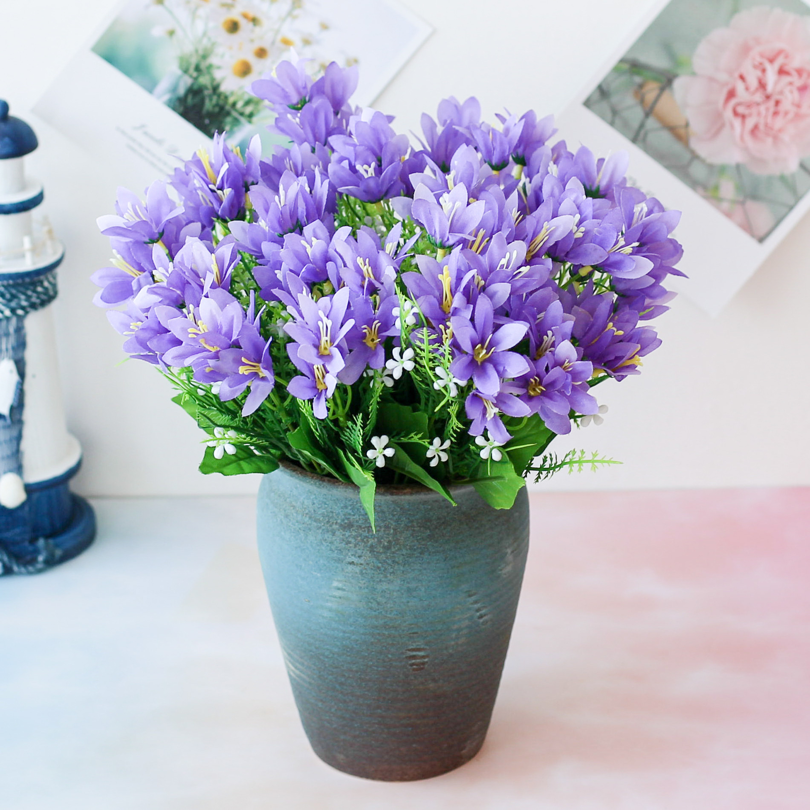 US Artificial Flowers Fake Plant Outdoor Floral Greenery Grass BUY 2 GET 2 FREE