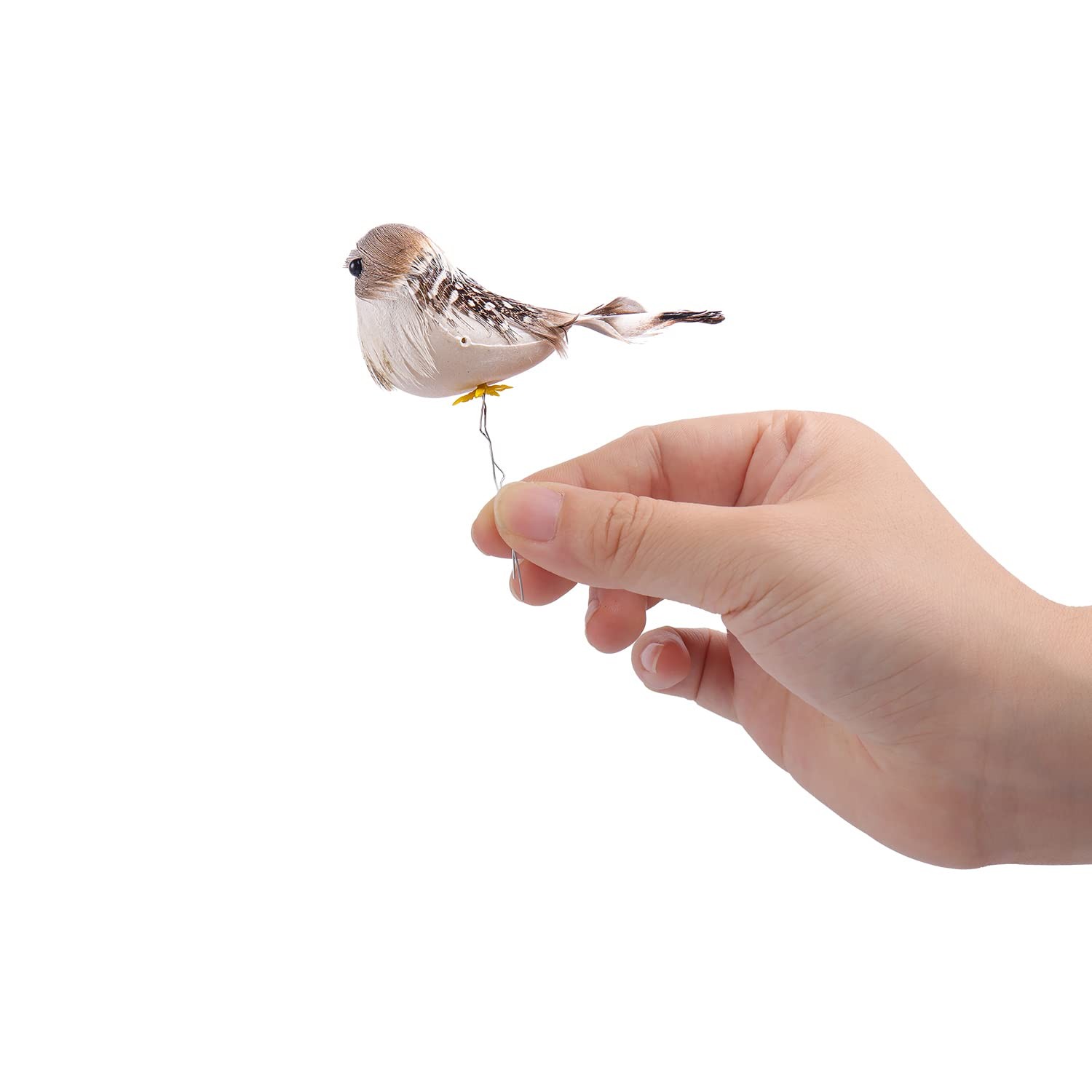 Set B Mini Artificial Simulation Feather Birds Christmas Tree Craft 24 PCS