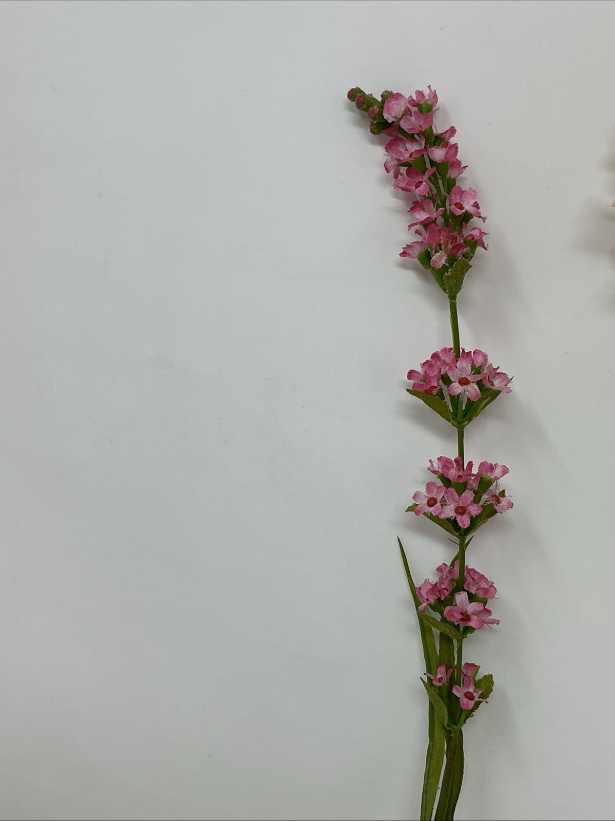 Crown Gypsophilia Peach and Off White 22” Lavender Spray Pink 20” 3 Picks NOS