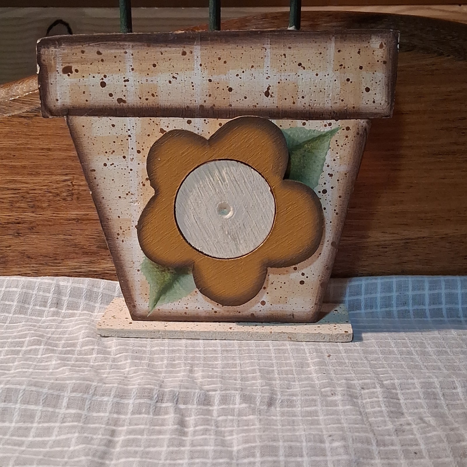Vintage Rustic Wooden Whimsical Spring Decor