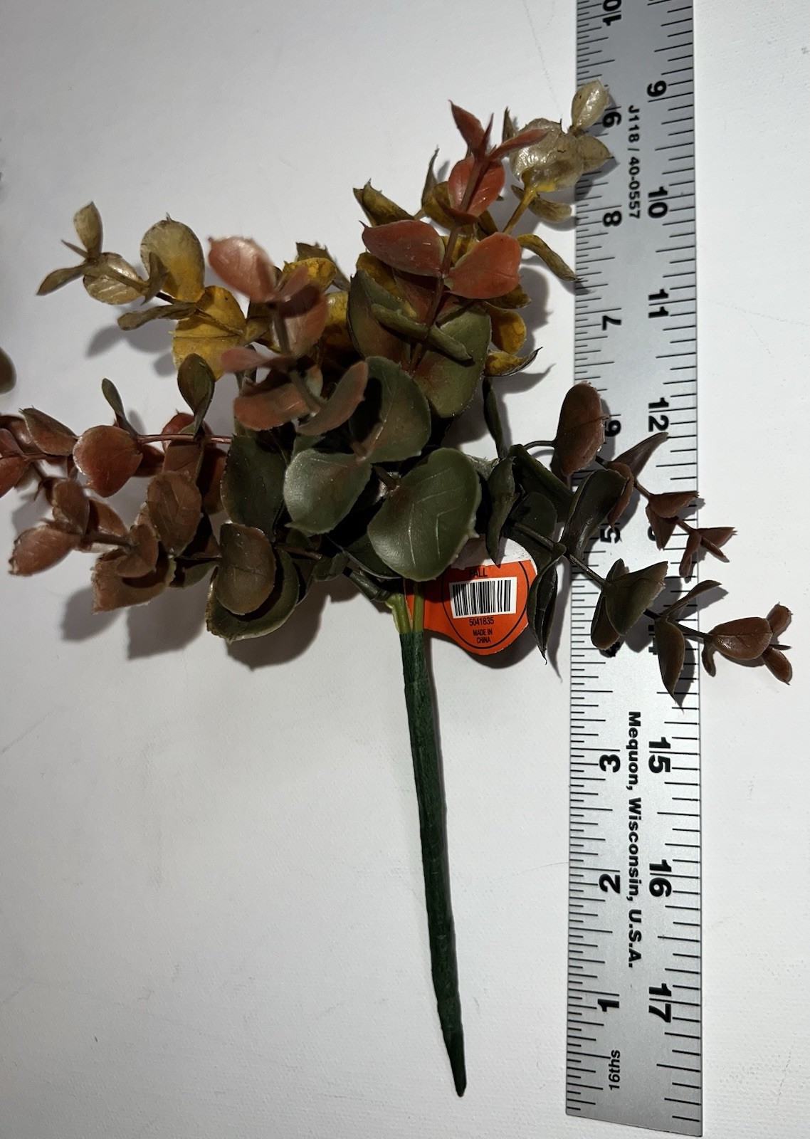 Artificial Eucalyptis Leaves Branches 3 Pc Fall Autumn Decor Thanksgiving NWT