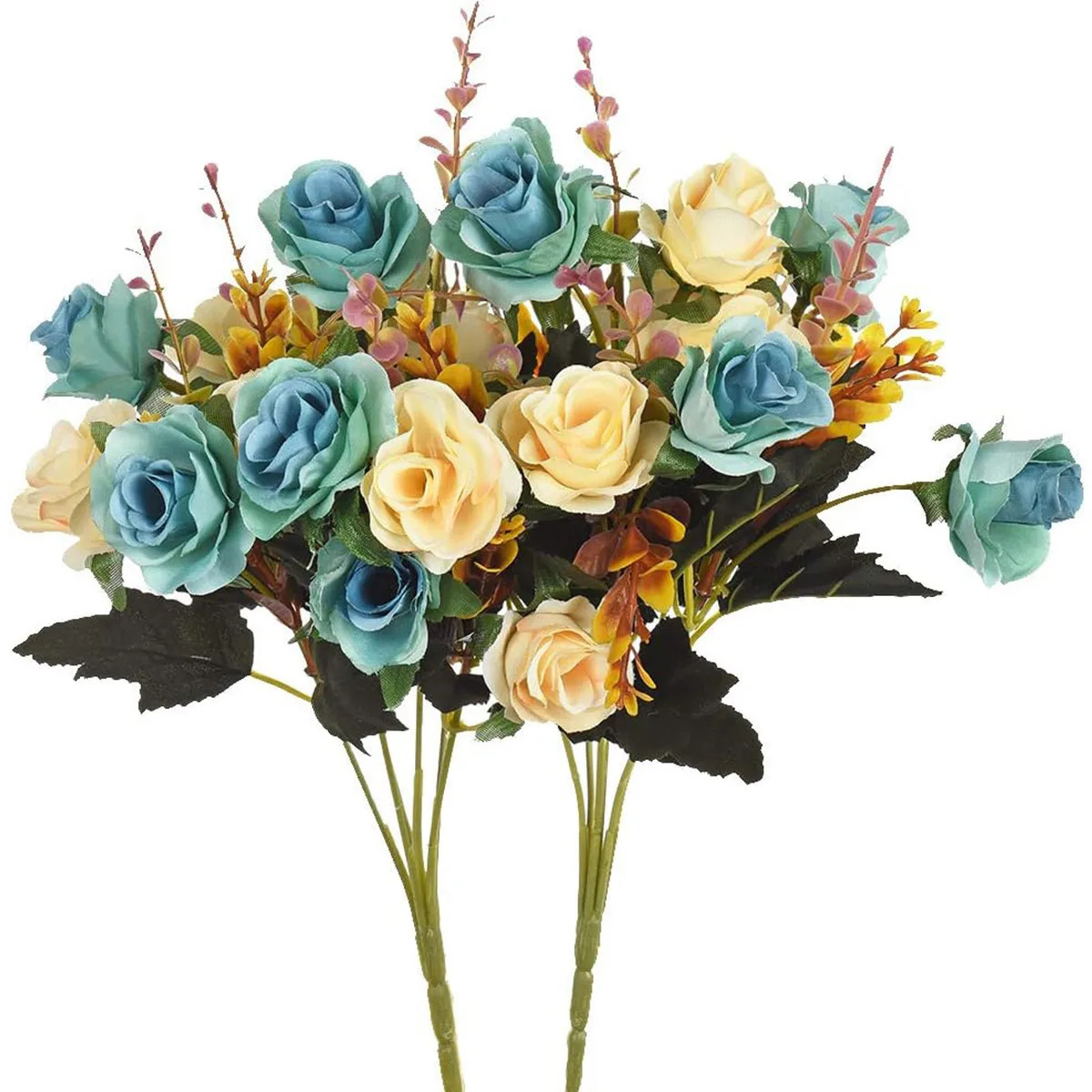 Silk Artificial Rose Flowers Wedding Decoration Bride Bouquet Diy Scrapbooking