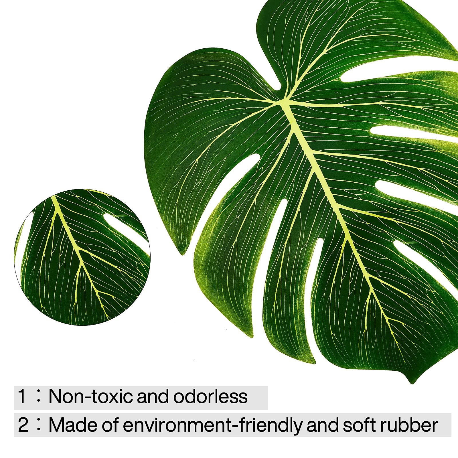 Palm Leaves, 34 pcs Fake Artificiall Palm Leaves, Summer Tropical Fiesta Part…