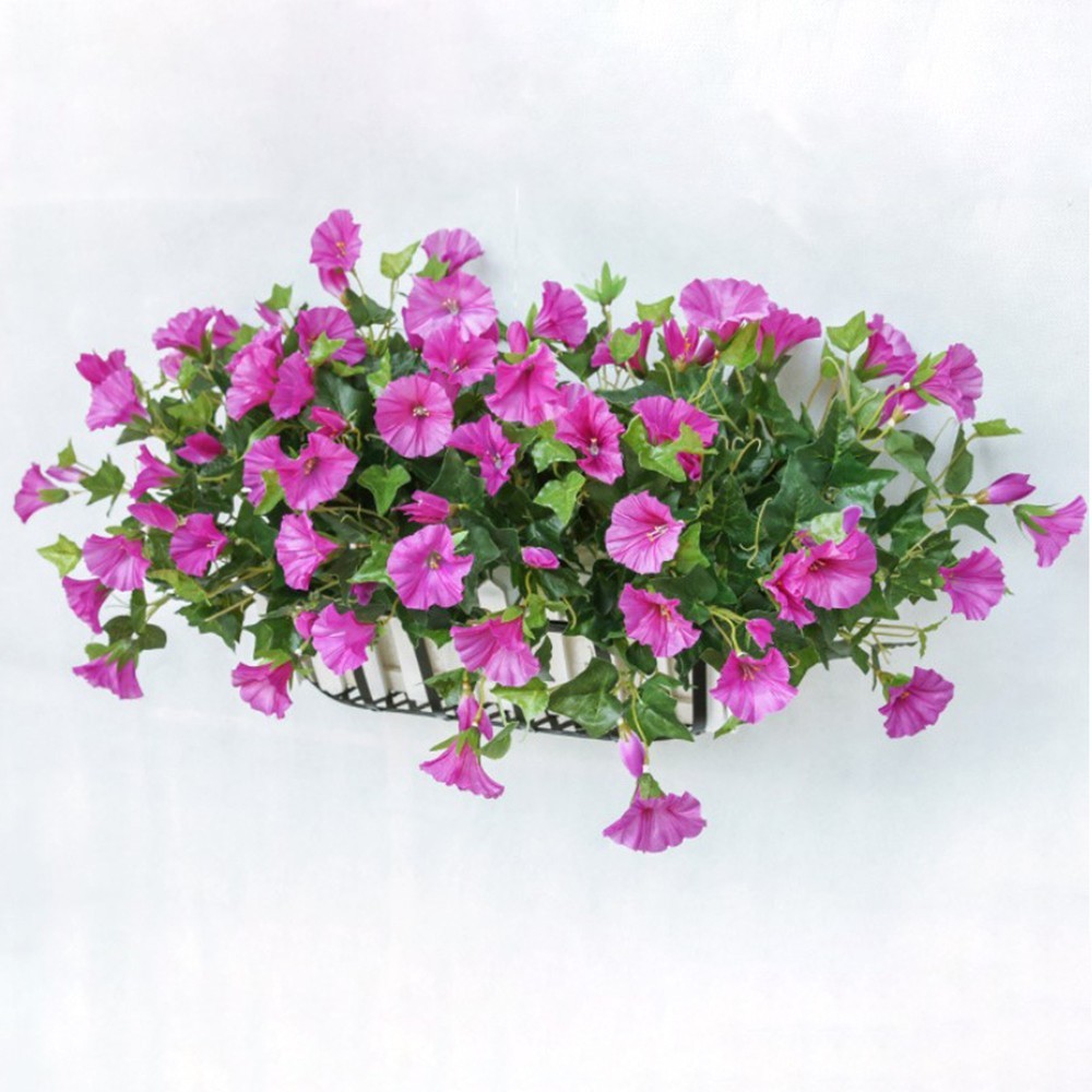 Artificial Morning Glory Simulation Home Silk cloth Vibrantly 35cm Decor