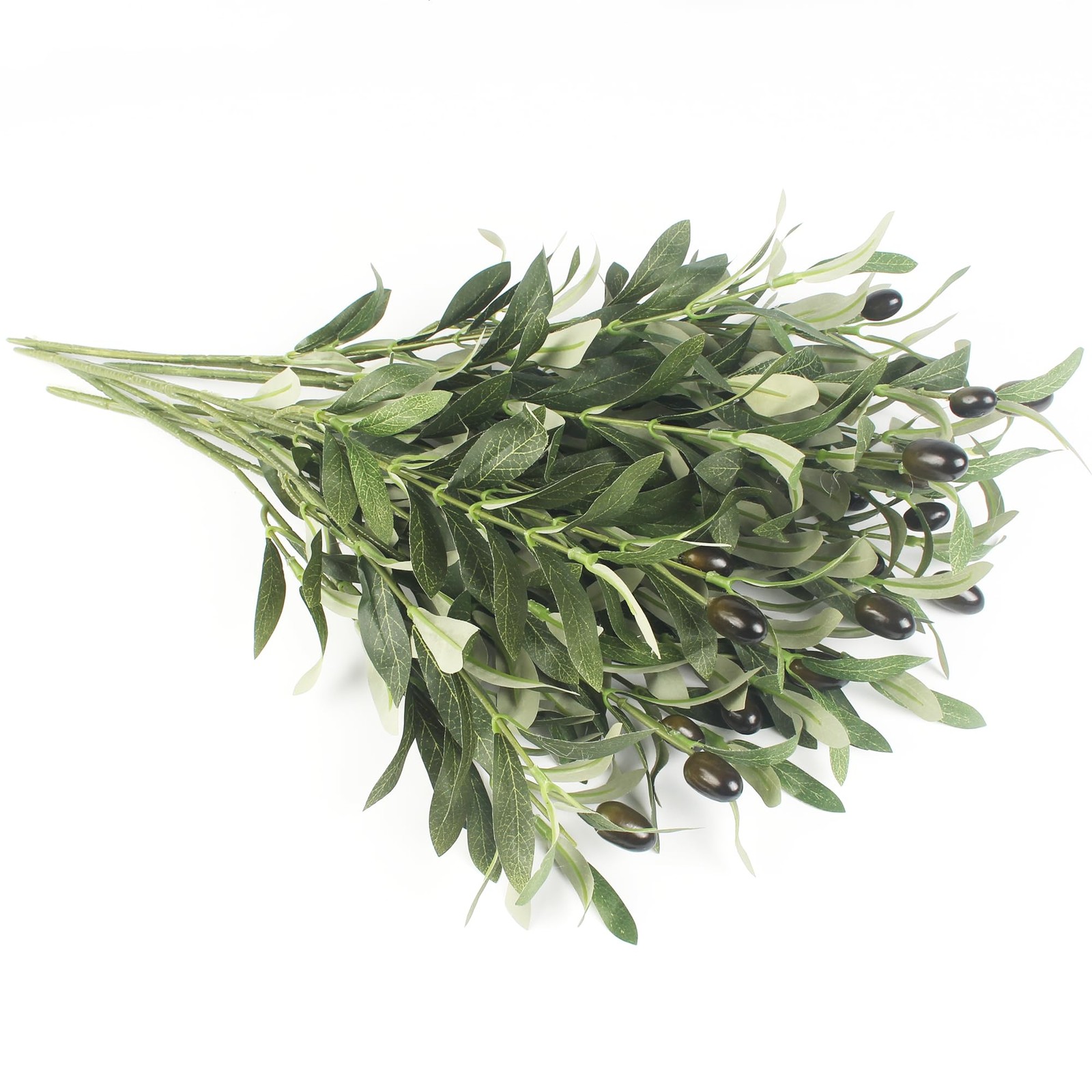 5 PCS 18.8 Inch Artificial Olive Plants Fake Silk Tree Faux Family Indoors Decor