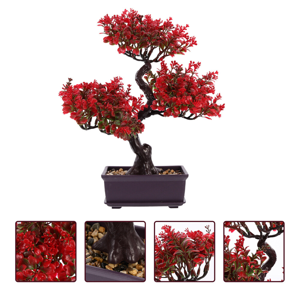 Japanese Zen Decor Artificial Bouquet Fake Bonsai Flower Office Decor