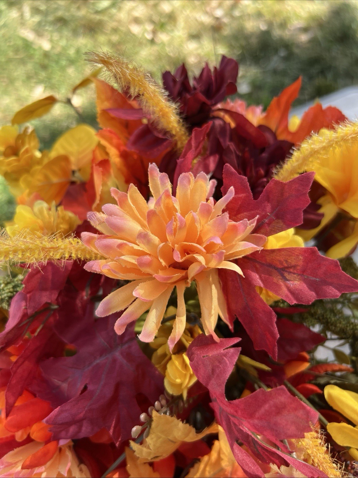RUSTIC FALL AUTUMN FLORAL ARRANGEMENT