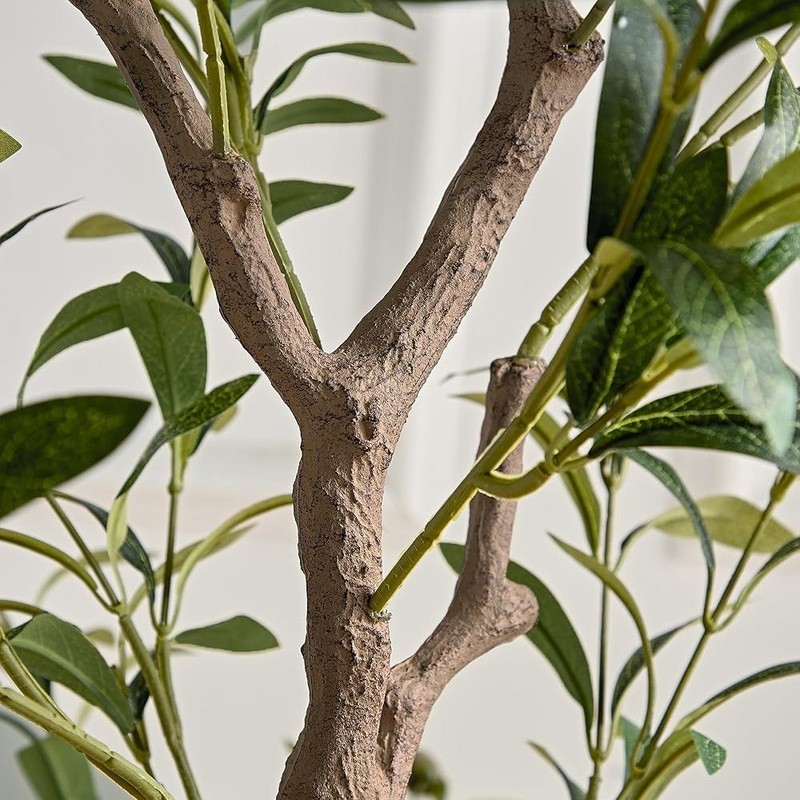 Lifelike Faux Olive Tree Home Office Indoor Outdoor Decor Housewarming Gift New