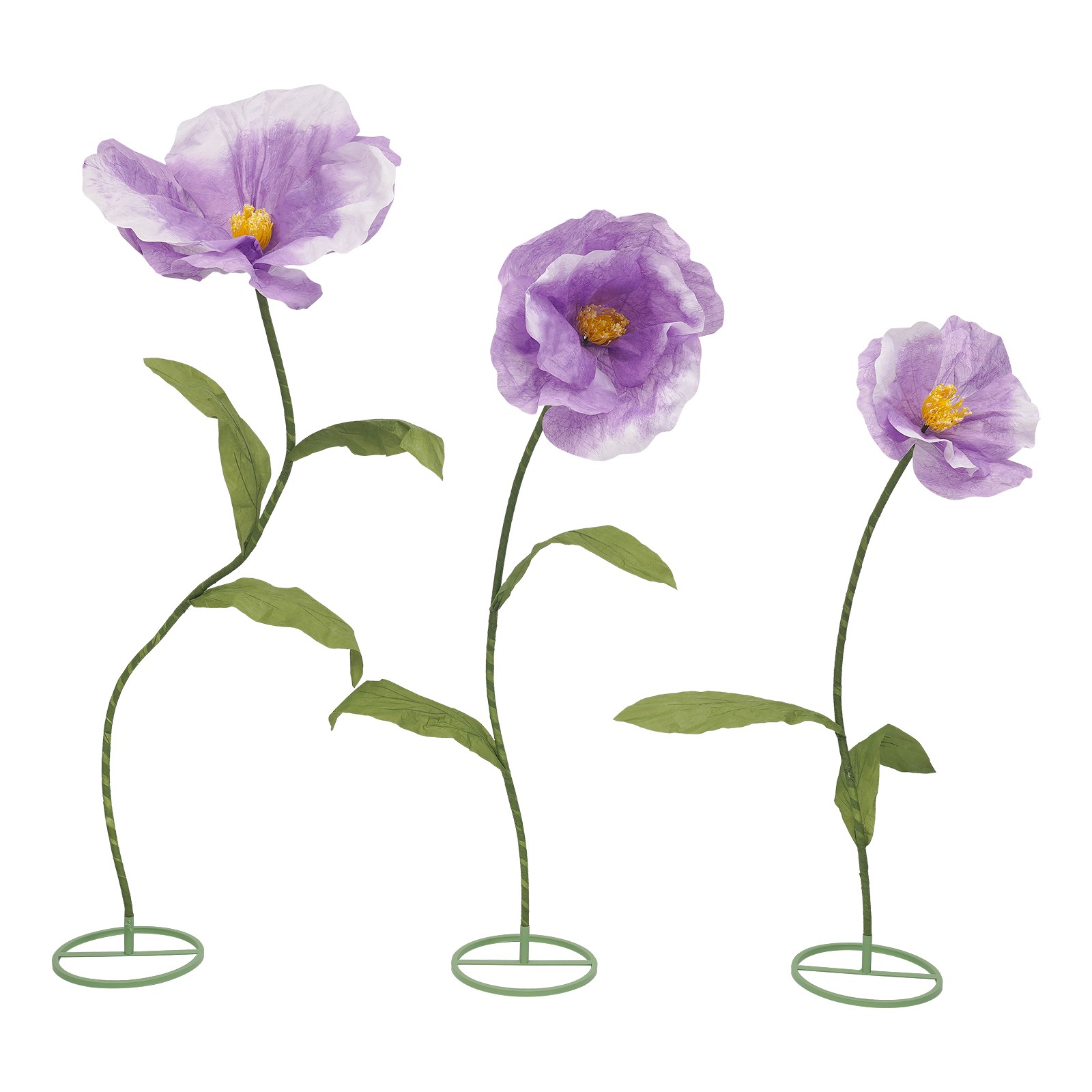 Three Different Sizes Artificial Floral Decoration For Weddings Home Party