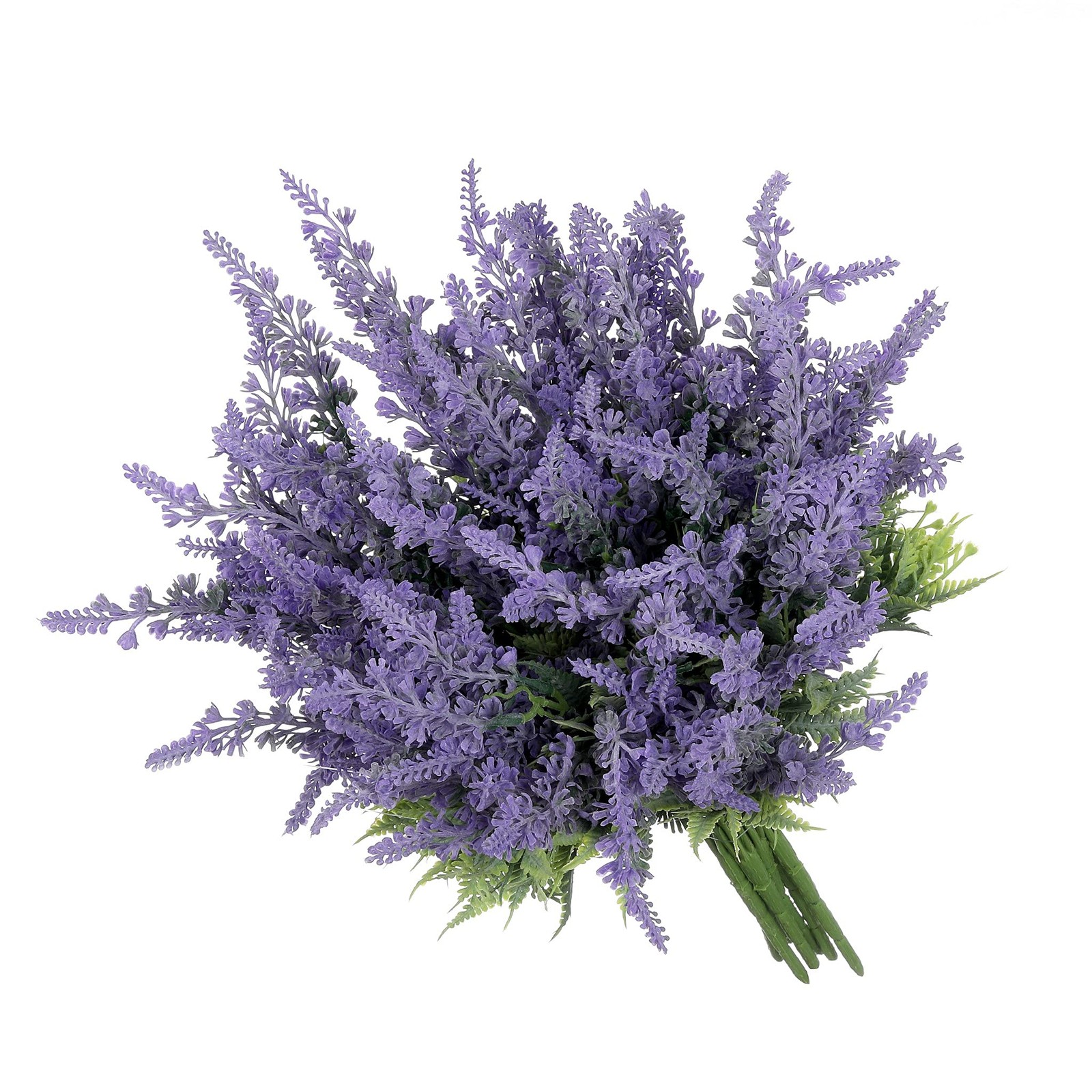 Lavender Artificial Flowers Bulk Stems Faux Greenery Plants Real-Touch Purple…