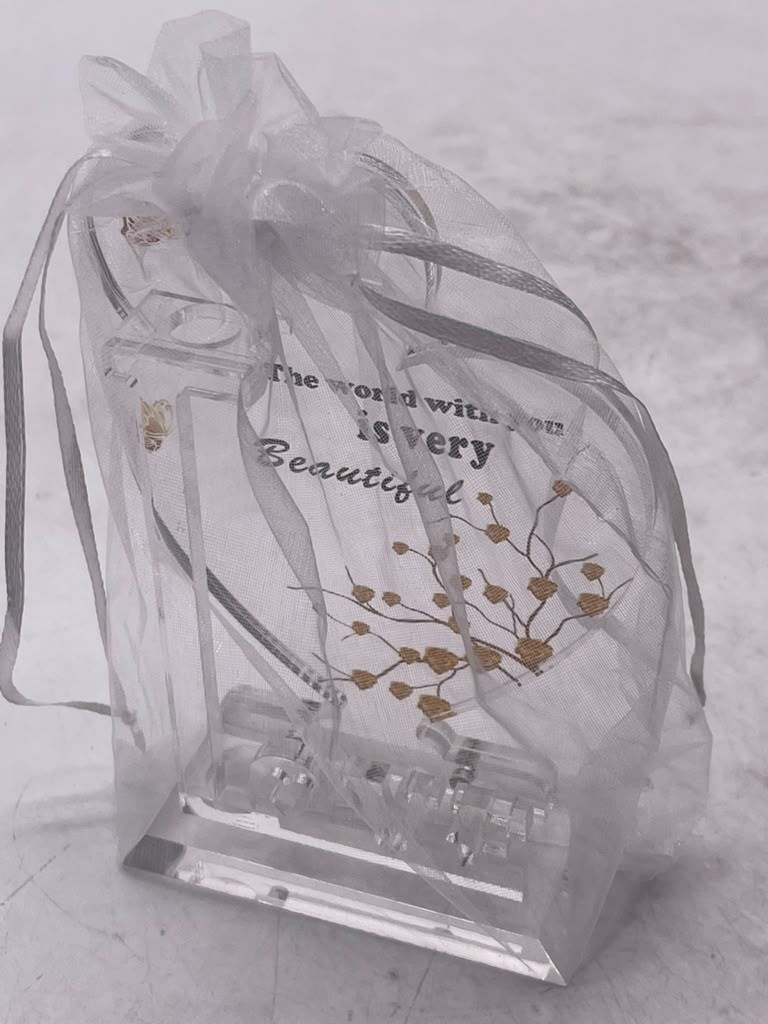 Anthonic Gold Dipped Rose Real 24K Gold Rose Gift w/ Stand & Box Open Box