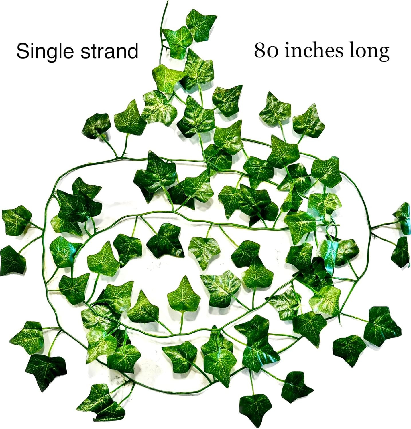 3 Pack (21Ft) Fake Ivy Garland Artificial Fake Vines Leaf Flower Balcony Décor O
