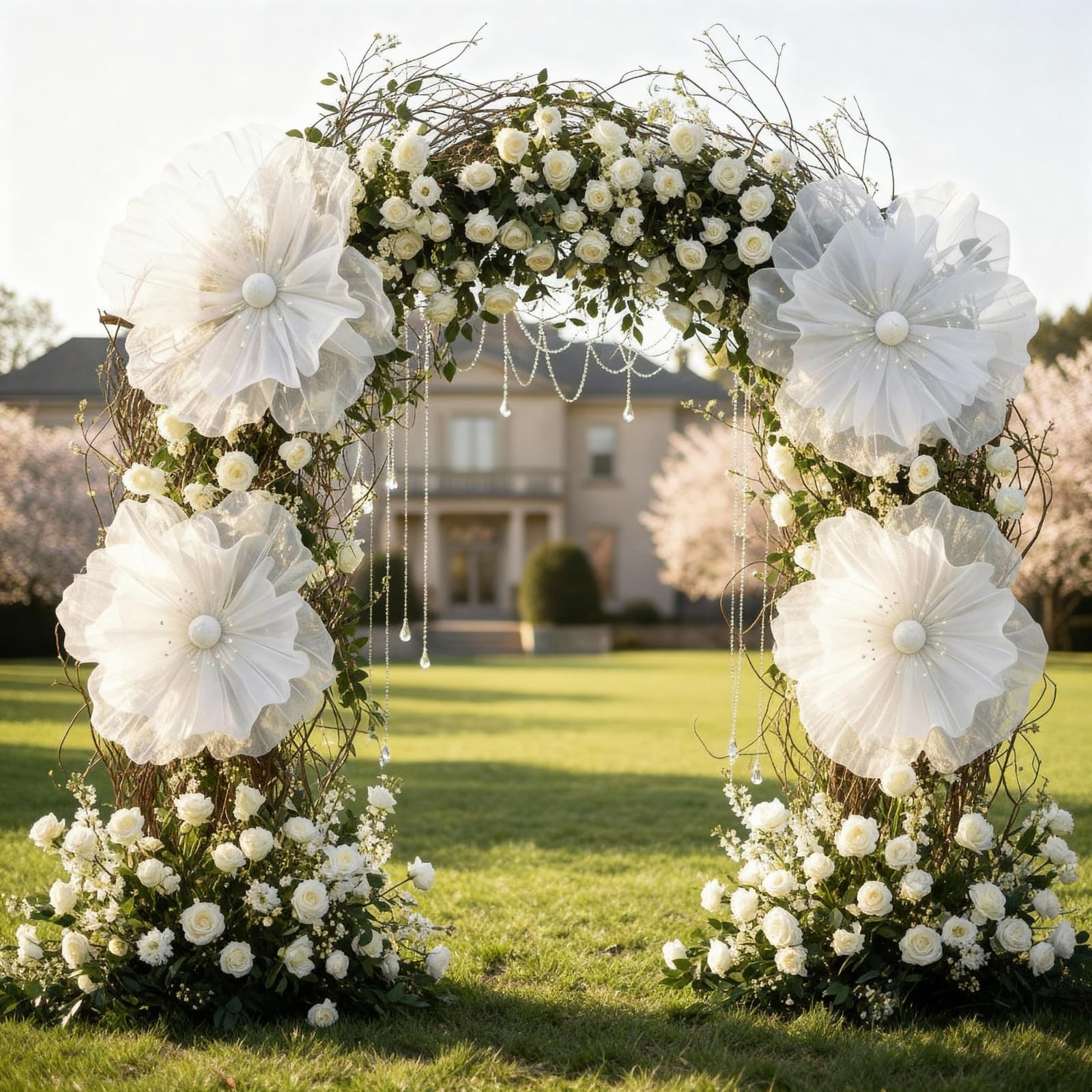 Giant Artificial White Daisy Flowers Wedding Home Party Decor 12/16/20 Inch