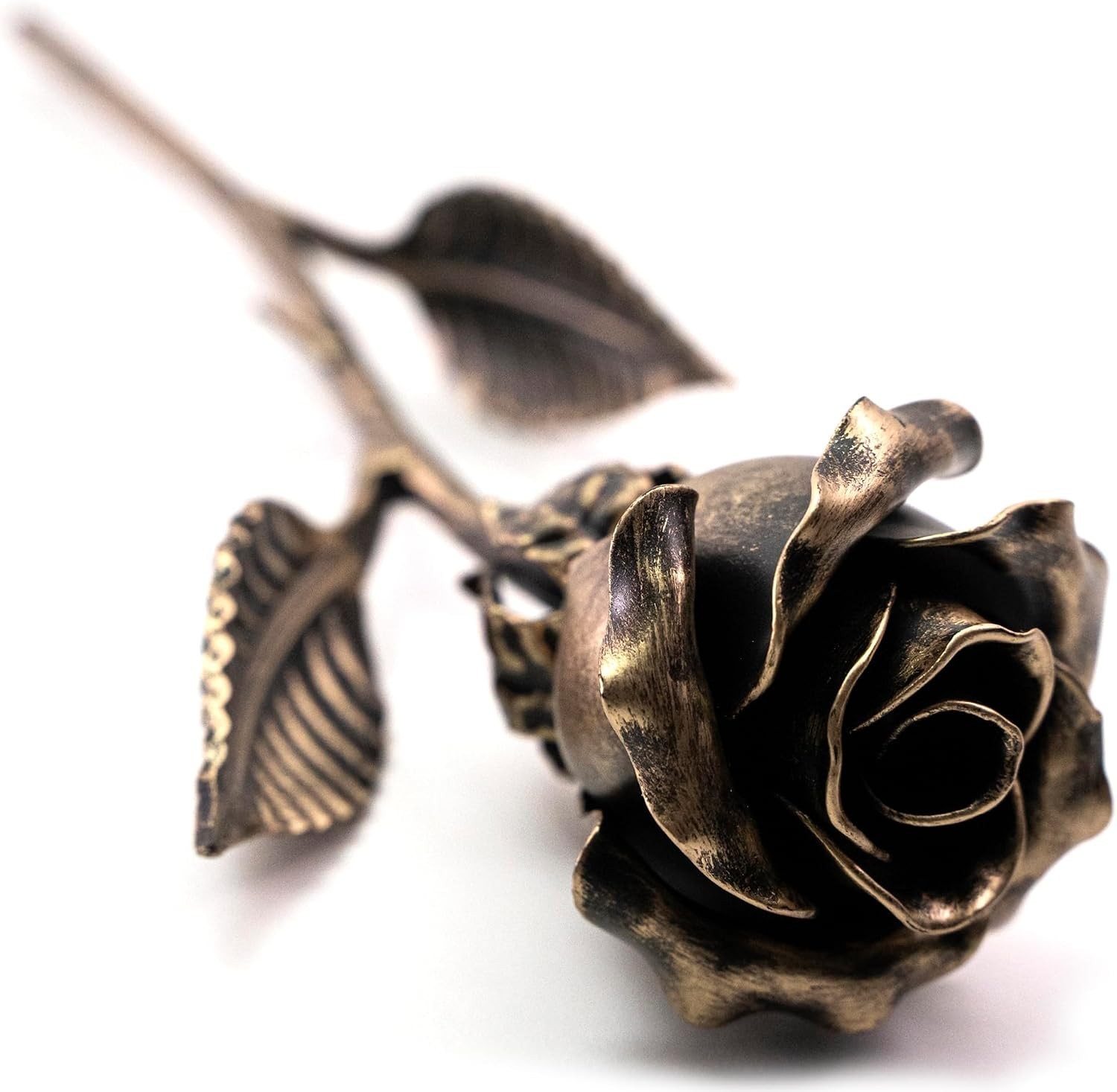 Handcrafted Bronze Rose – Forever Flower Keepsake