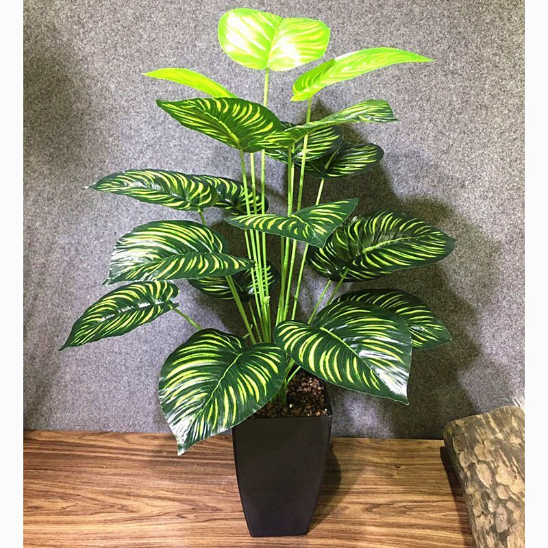 75cm 18 Leaves Artificial Tropical Plant Shrub Interior Hotel Home Garden Decor