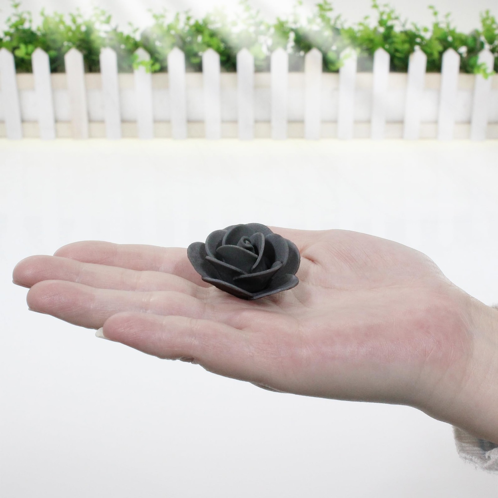 500 Pcs 1.4 Inch Mini Artificial Flowers Head Bulk 5 in 1 Set Faux Foam Fake …