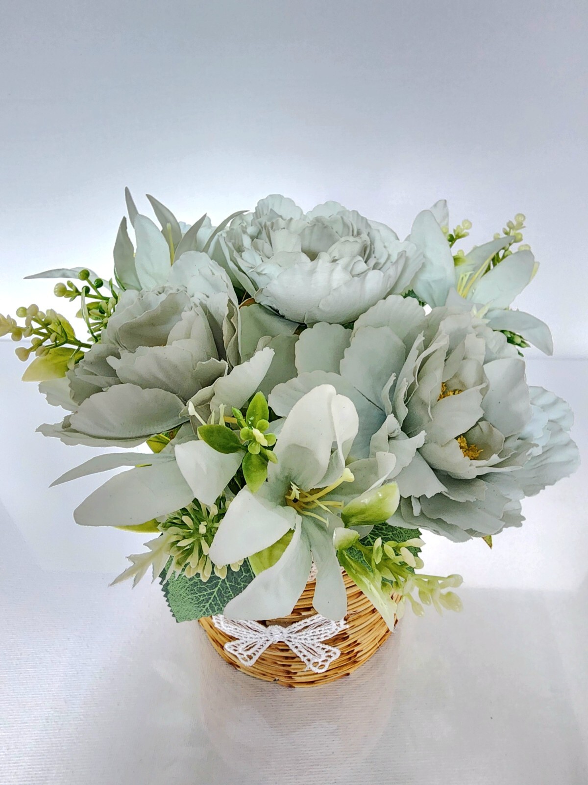 Artificial faux potted flowers plants home kitchen wedding office decorations