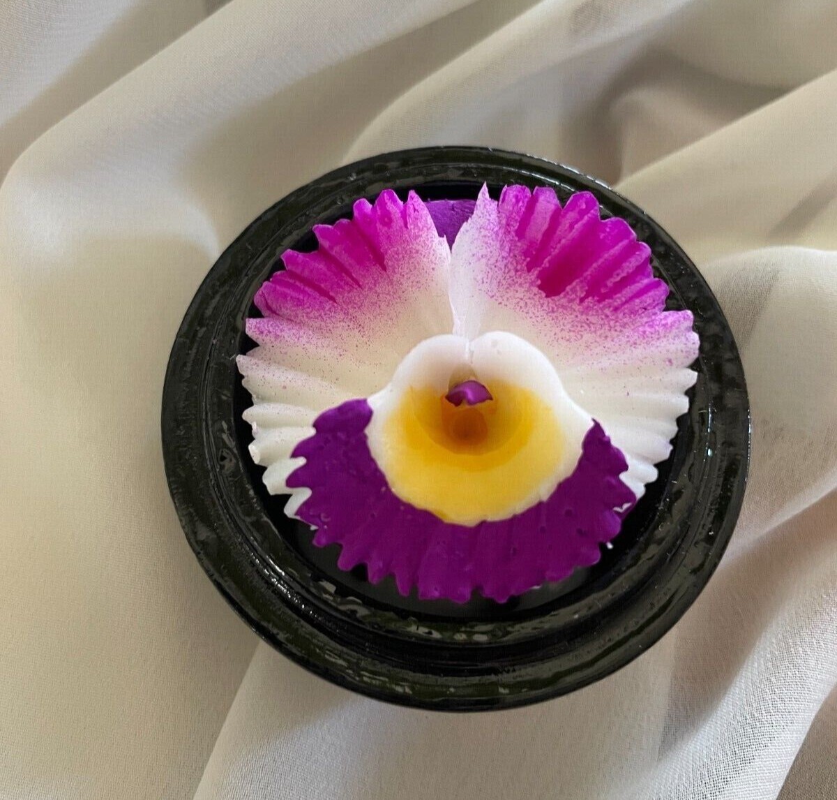 🌹Colorful Orchid- Hand Carved Display Soap 3″ Perfect gift, 100% Handmade🌹