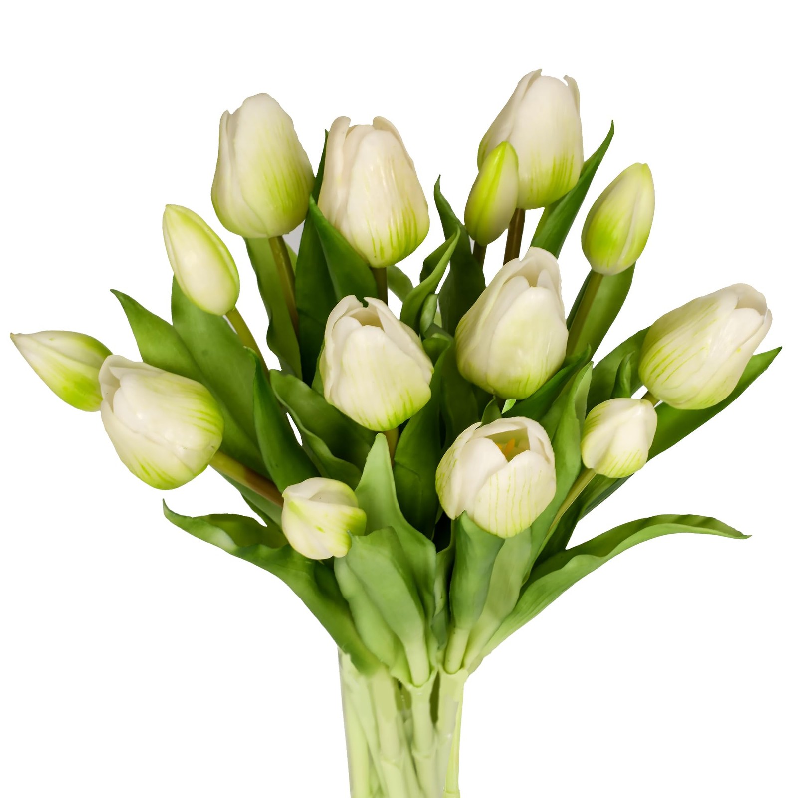 Tulip Artificial Flowers Bulk Faux Bouquets 12” Stems Wedding Table Centerpie…