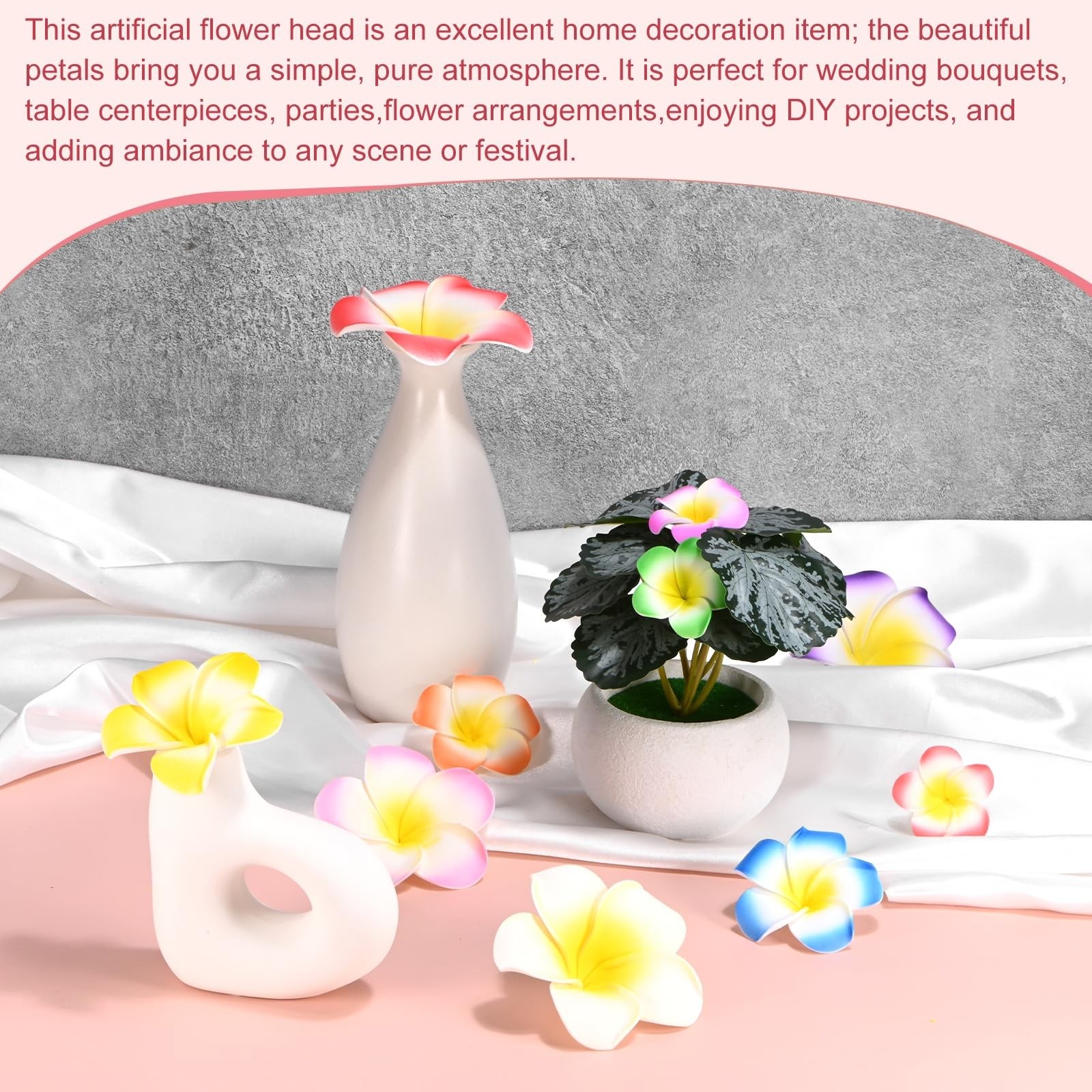 20-Pack Artificial Flowers Bulk, 2.56Inch/65mm Fake Chrysanthemum Floral Silk…