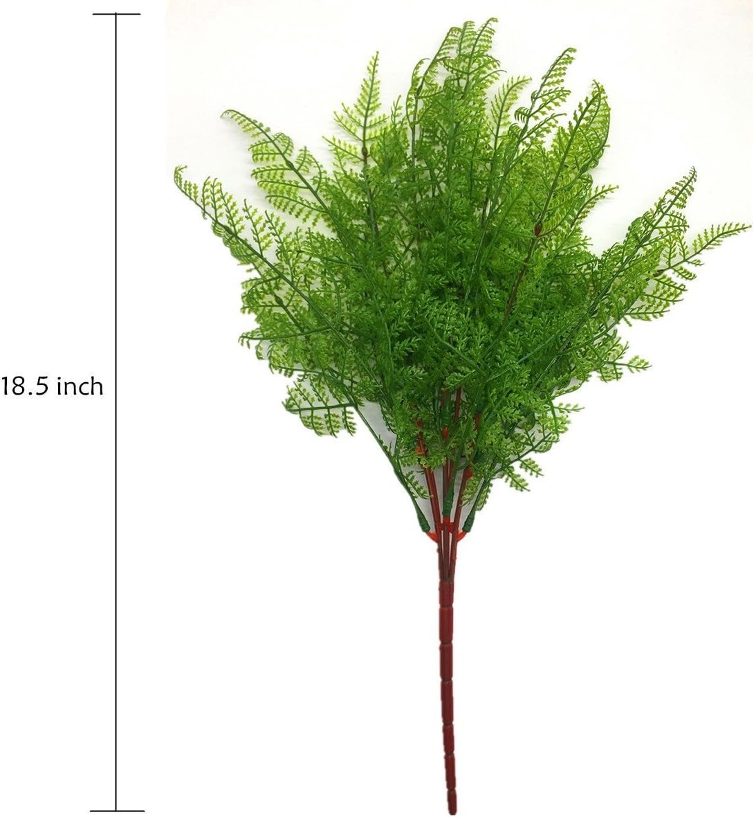 Stylish Faux Fern Shrubs in 18.5″ Height – Perfect for Indoor/Outdoor Decor