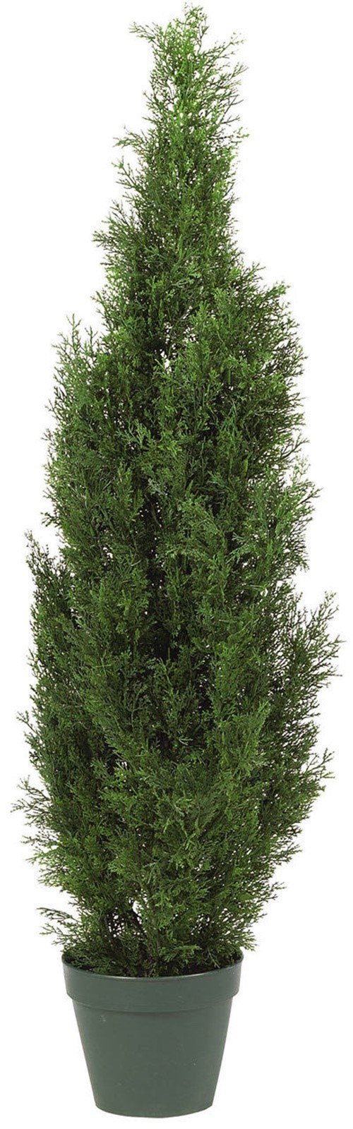 4′ INDOOR OUTDOOR CEDAR PINE ARTIFICIAL SILK SYNTHETIC TREE w/ POT