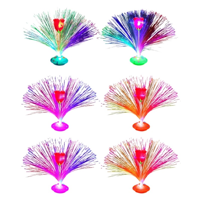 Fibre Colour Changing Light 11Inch Mood Novelty Nightlight For Birthday