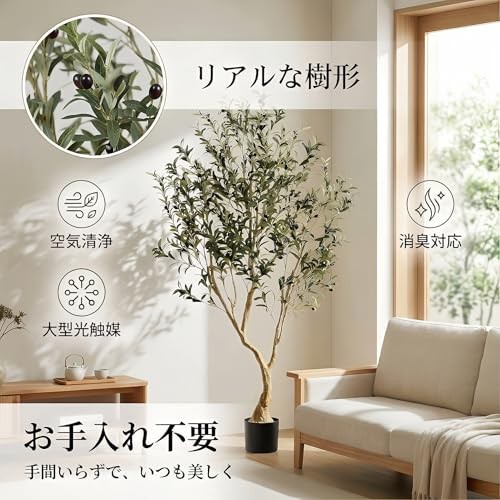 Olive Tree – Olive Trees Artificial Indoor with Large Olive Branches and 6ft