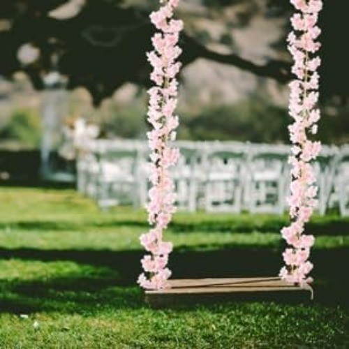 6PC 35.4FT Cherry Blossom Flowers Garland Spring Decoration Artificial Pink