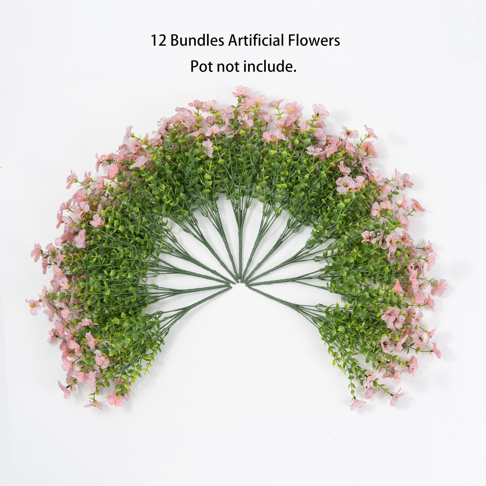 Artificial Flowers for Outdoor Indoor Garden Home Decoration, Faux Flower Dai…