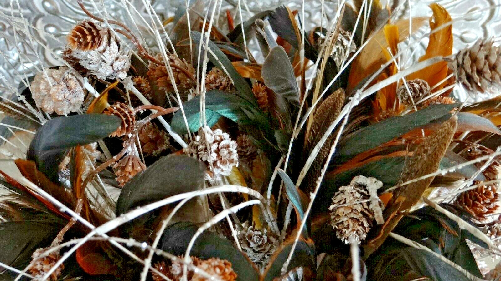 Indigenous American Themed Round Drum Box Floral Arrangement