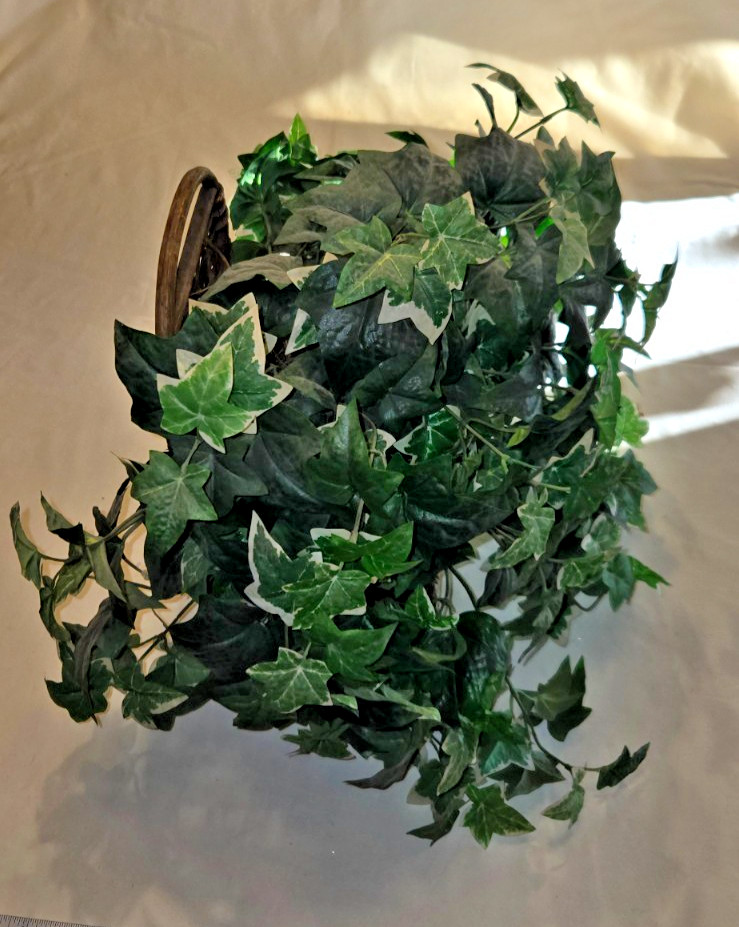 Artificial Ivy Plant in a Ledge Basket