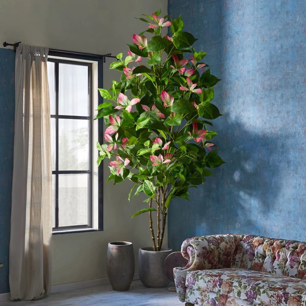 Artificial Ficus Tree Large Fake Banyan Plant Indoor Outdoor Home Garden Decor