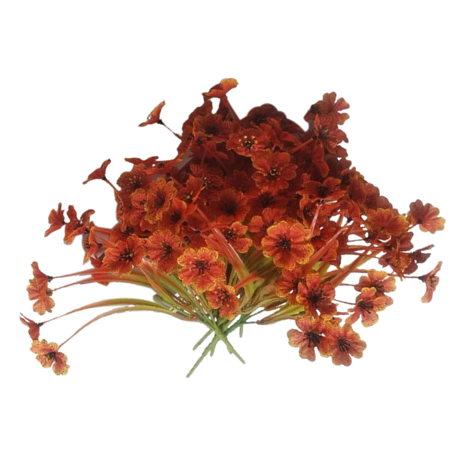 ↑10pcs Artificial Fall Flowers Real Looking Vibrant Colors No Fade Fall Fake