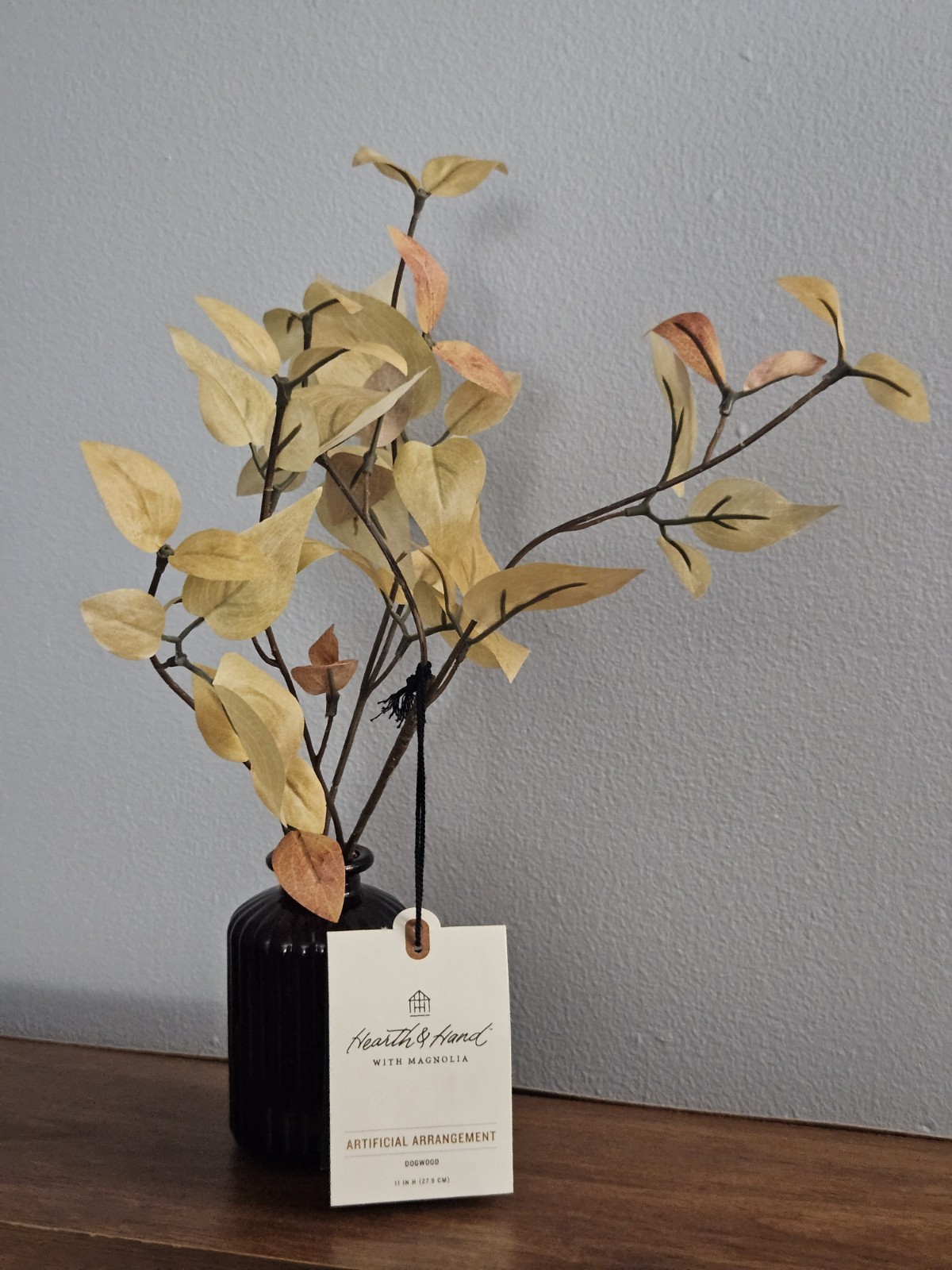 Hearth & Hand with Magnolia 11″ Artificial Rustic Fall Arrangement – Dogwood
